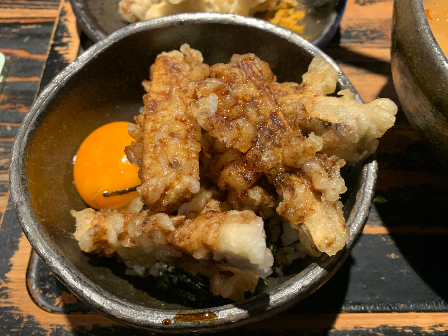 山元麺蔵　土ゴボウ天丼