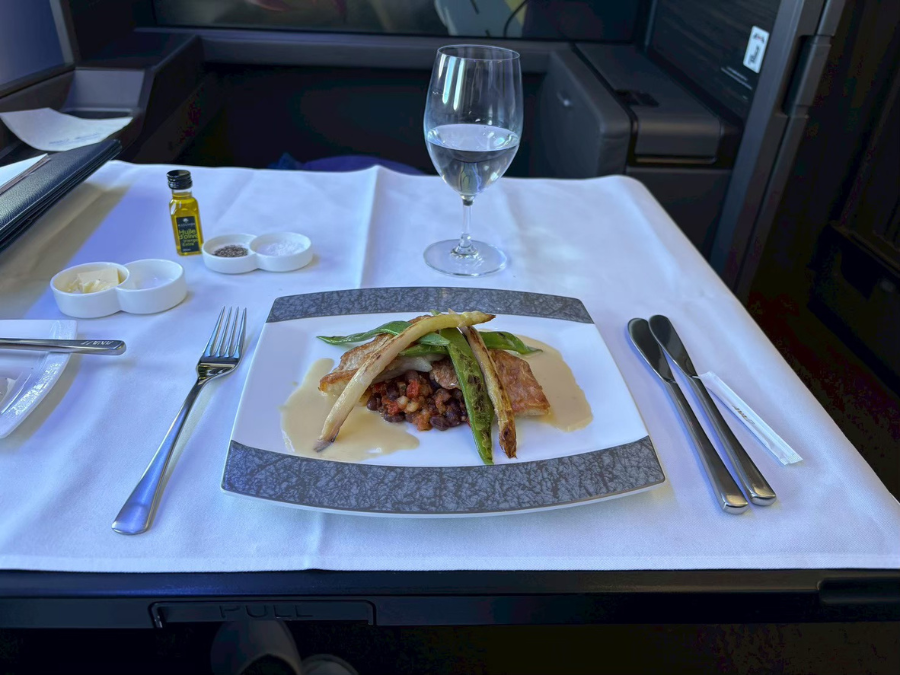 ANAファーストクラス 機内食