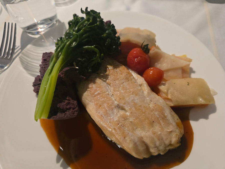 ルフトハンザ航空ファーストクラスの機内食