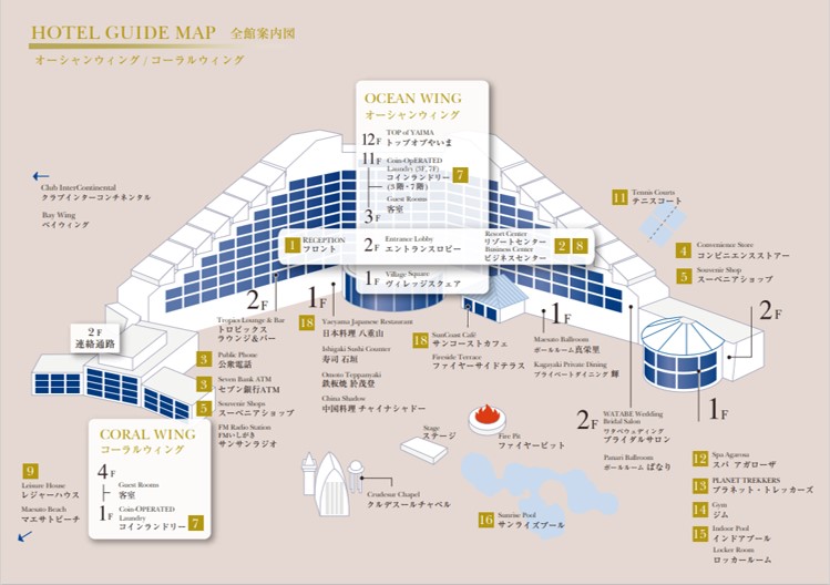 ANAインターコンチネンタル石垣リゾートホテルのマップ