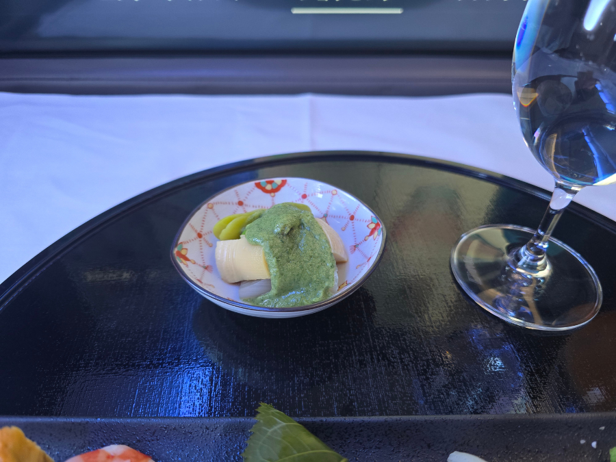ANAファーストクラス 機内食