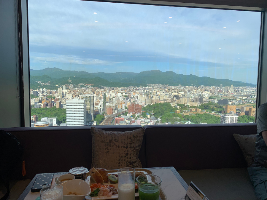 JRタワーホテル日航札幌のレストラン＆バー「SKY J」からの眺め