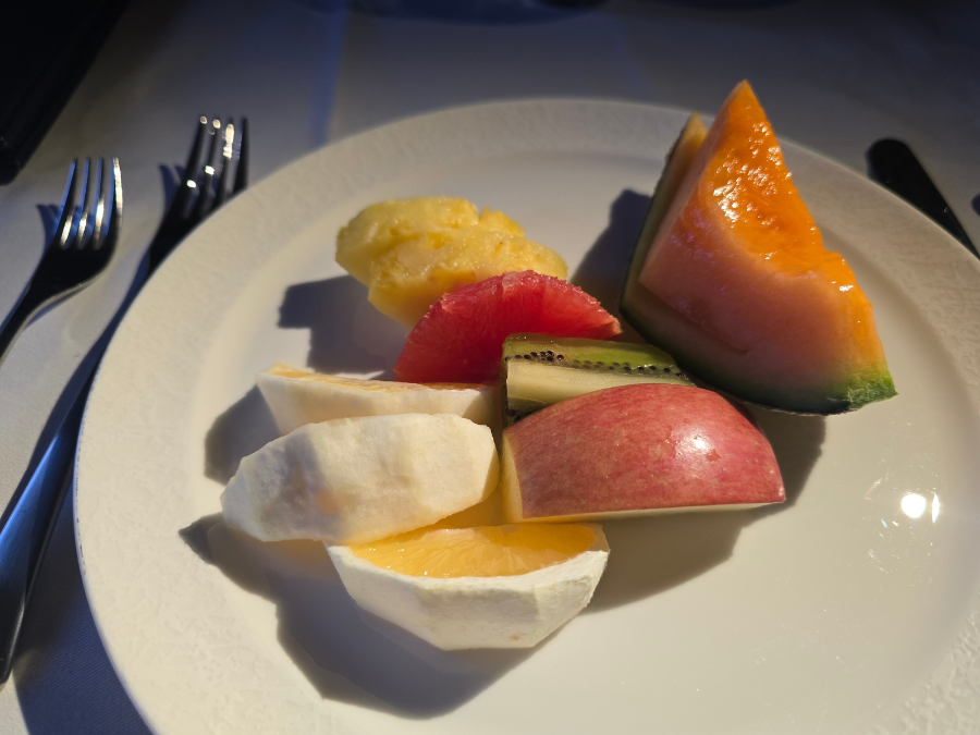 ANAファーストクラス 機内食
