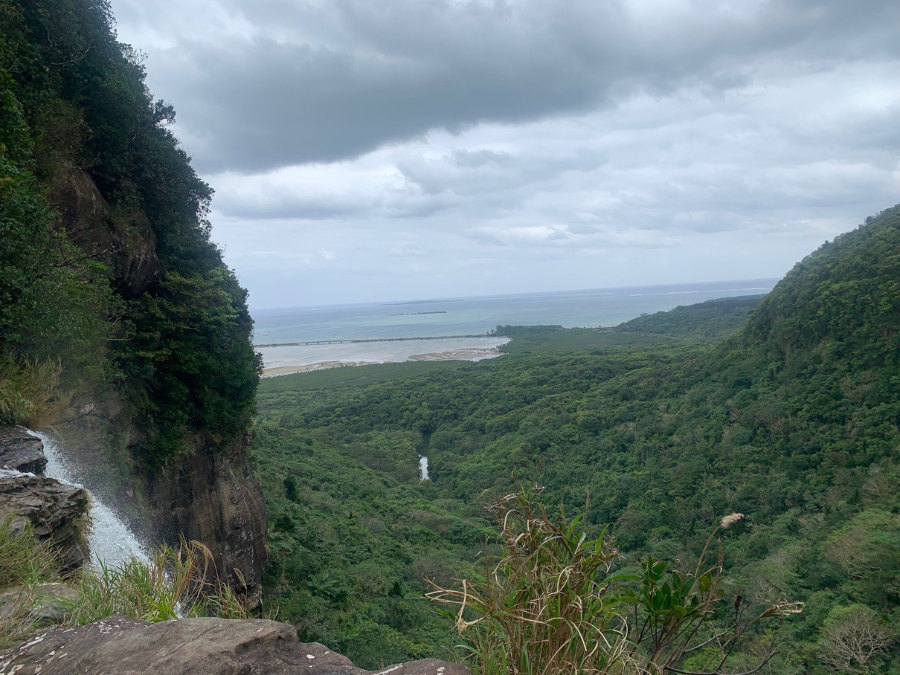 ピサイナーラの滝上から見られる景色
