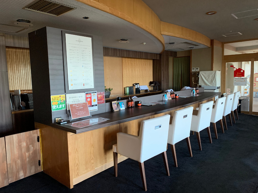 十勝川温泉第一ホテルの足湯テラス