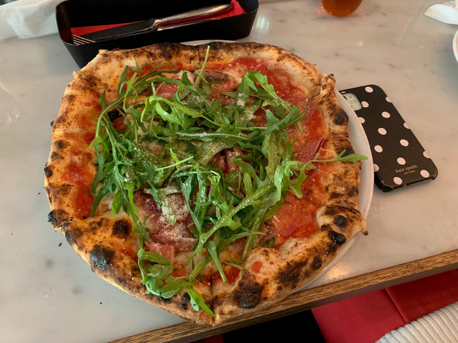 Pizzeria Azzurriのピザ