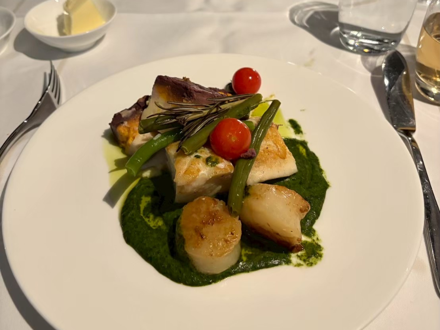 ルフトハンザ航空ファーストクラスの機内食