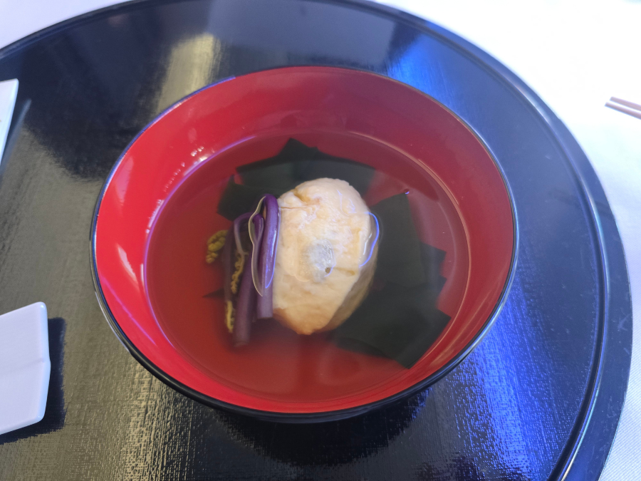 ANAファーストクラス 機内食